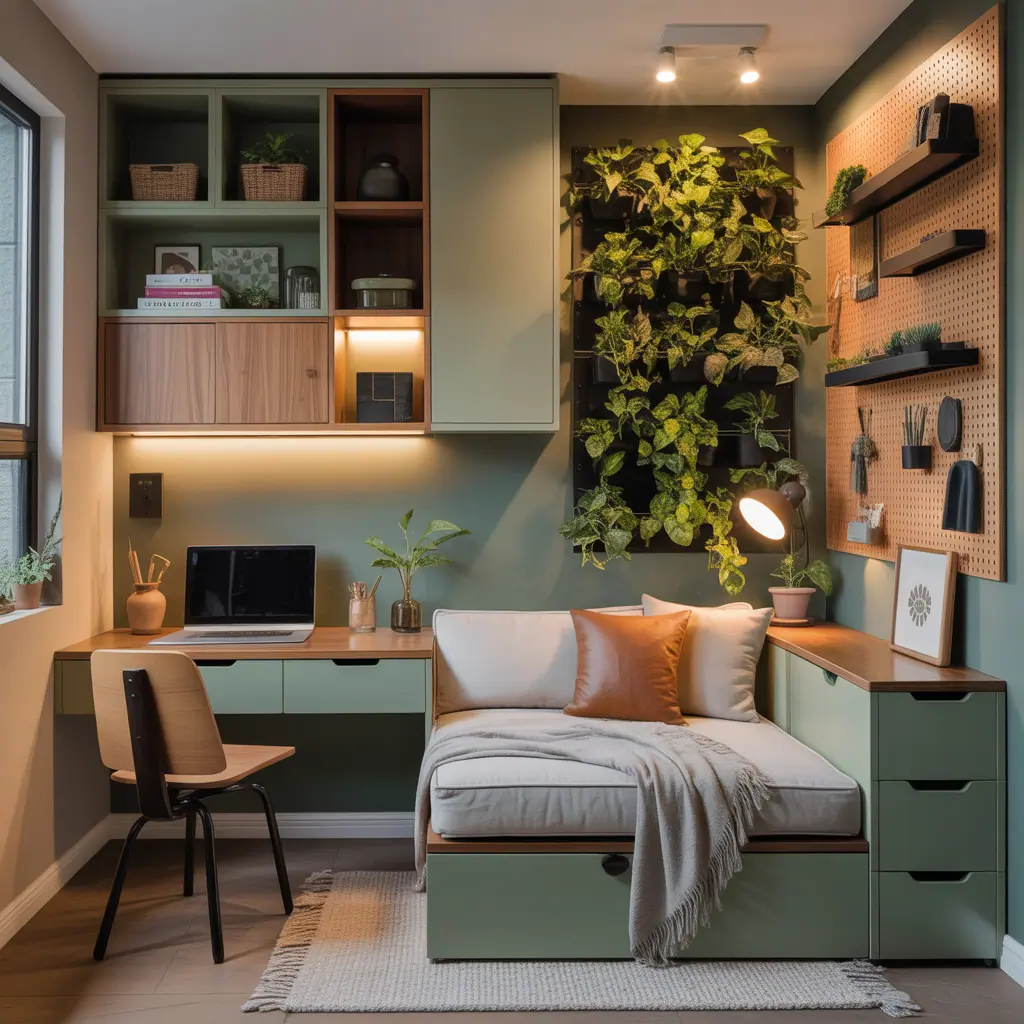 decorating ideas for small dens