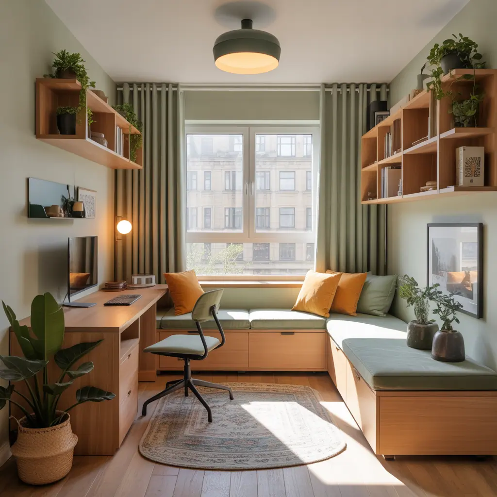 decorating ideas for small dens