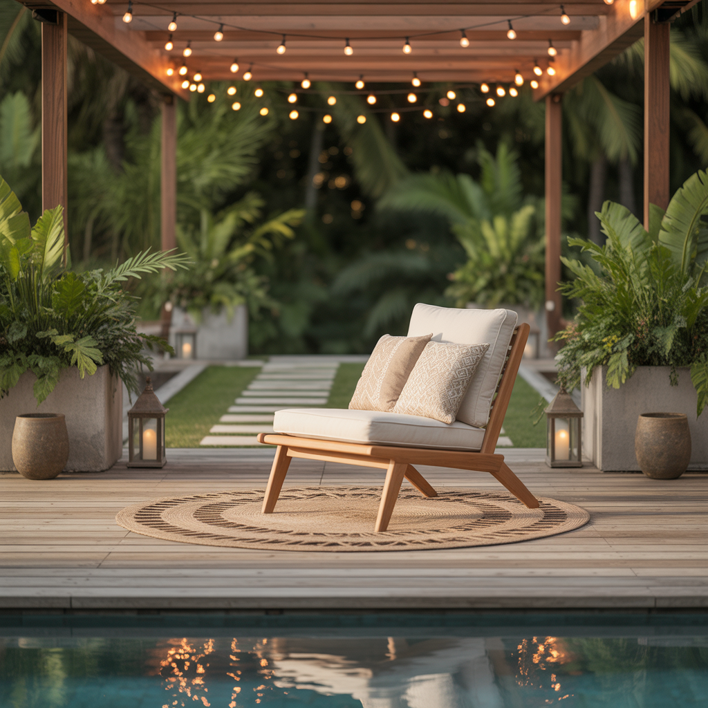 decorating ideas pool deck
