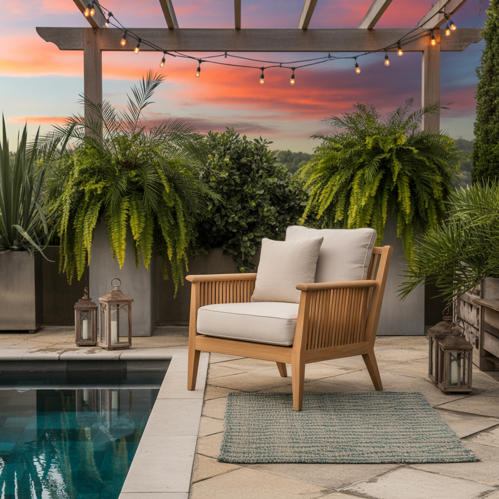 decorating ideas pool deck