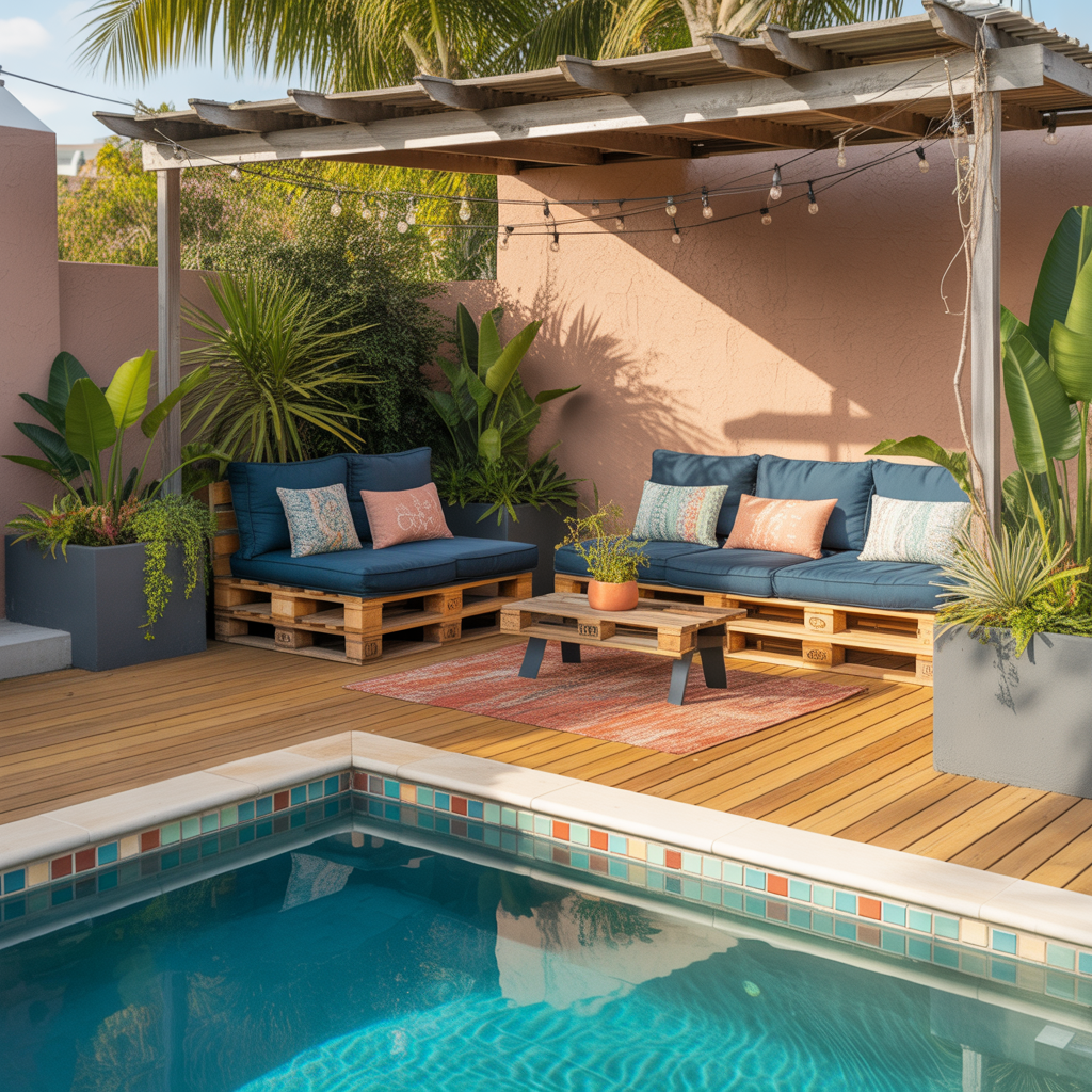 decorating ideas pool patio