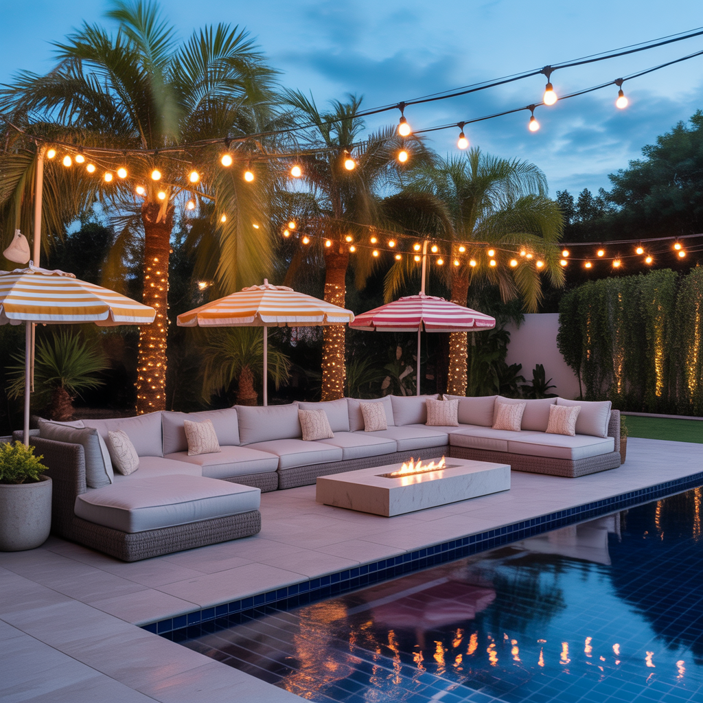 decorating ideas pool patio