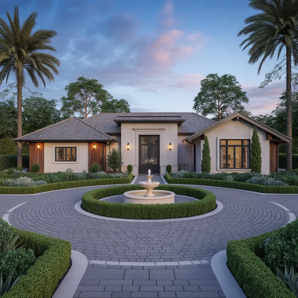 design circular driveway layout ideas