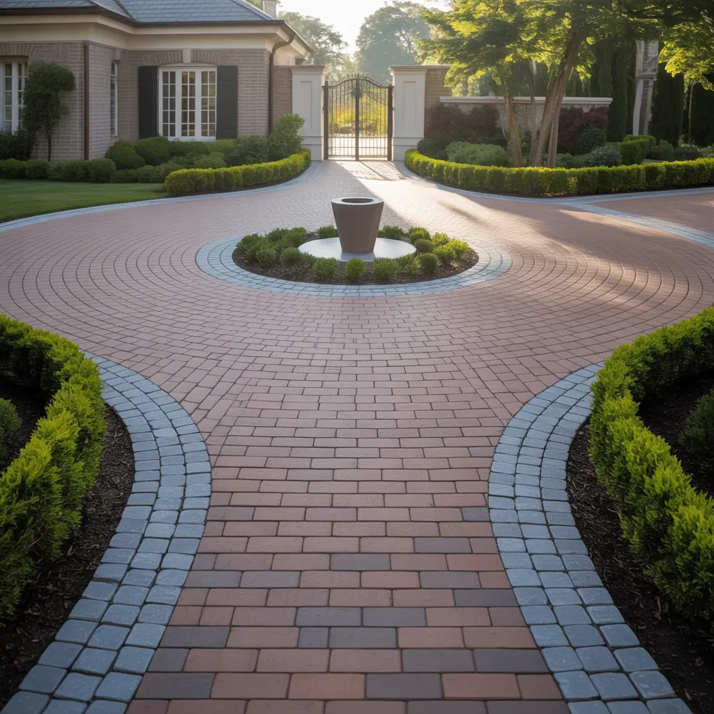 design circular driveway layout ideas
