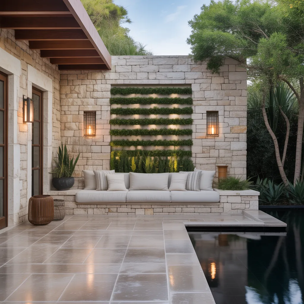 design ideas exterior stone wall