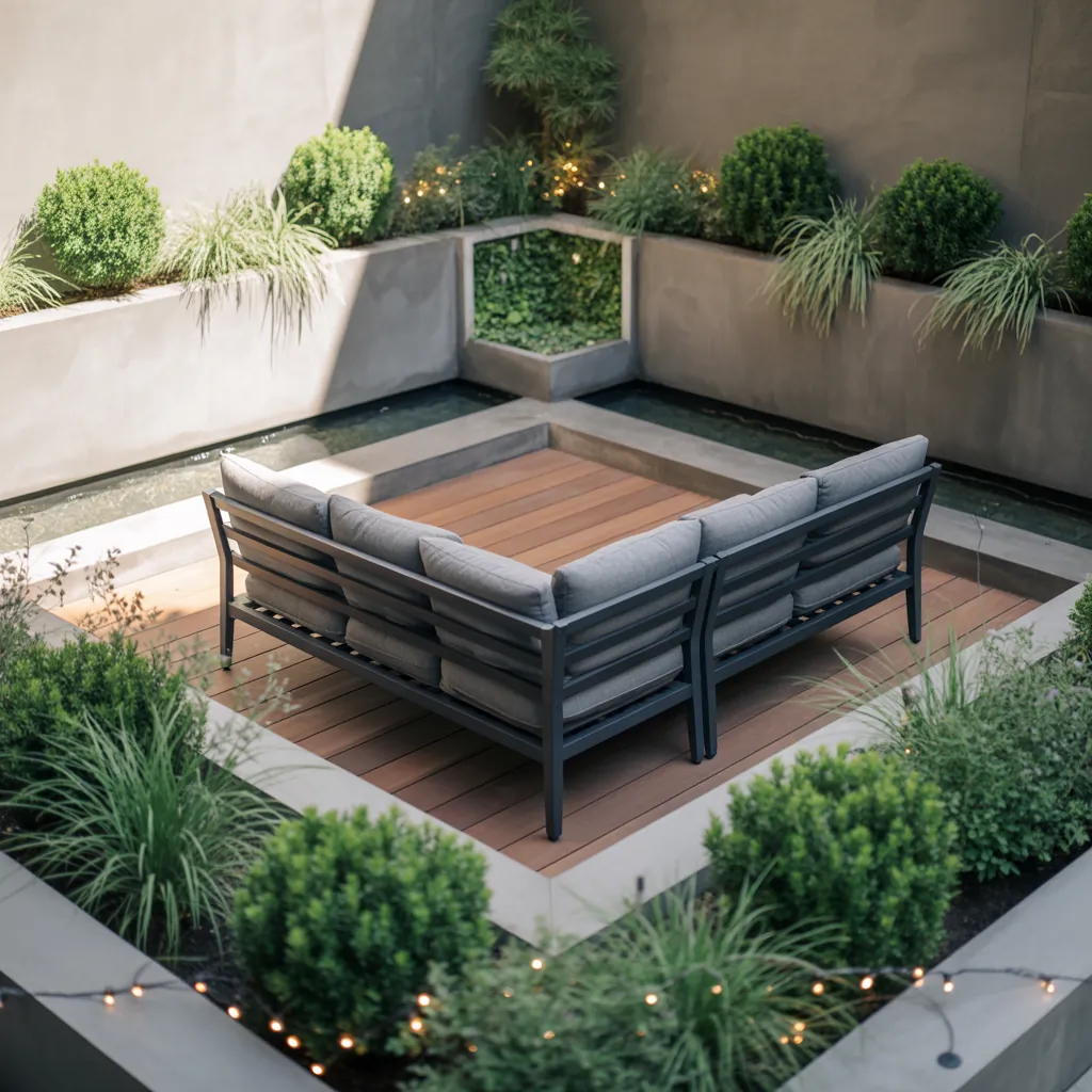 design ideas for modern outdoor corner garden