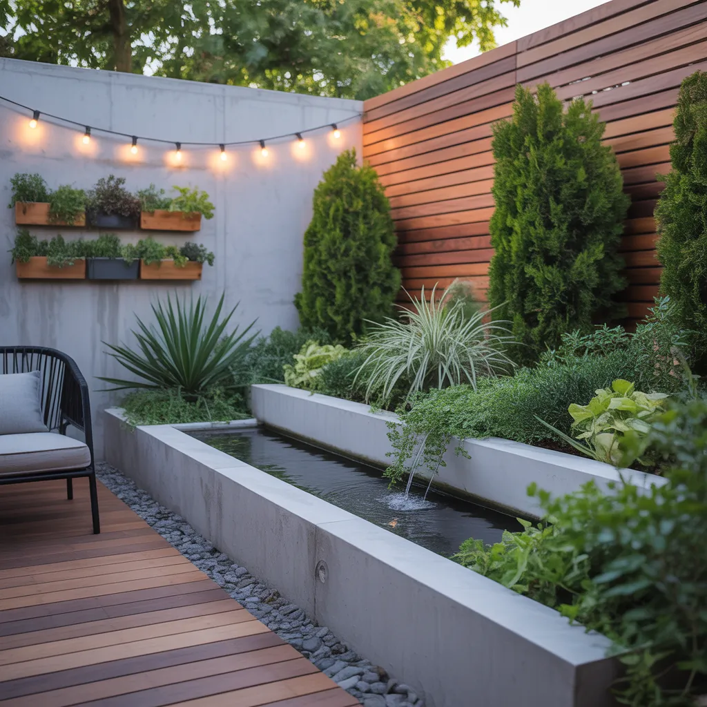 design ideas for modern outdoor corner garden