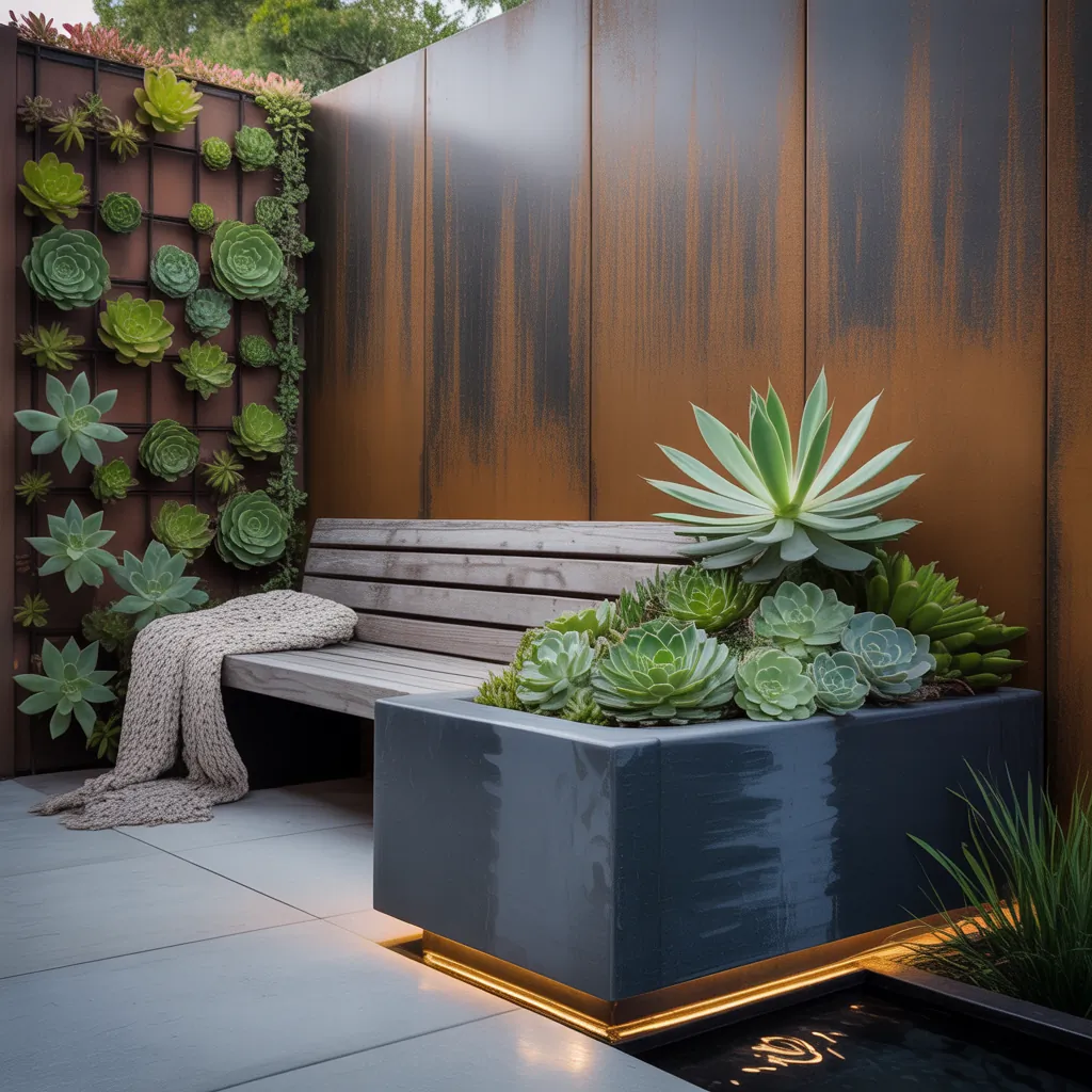 design ideas for modern outdoor corner garden