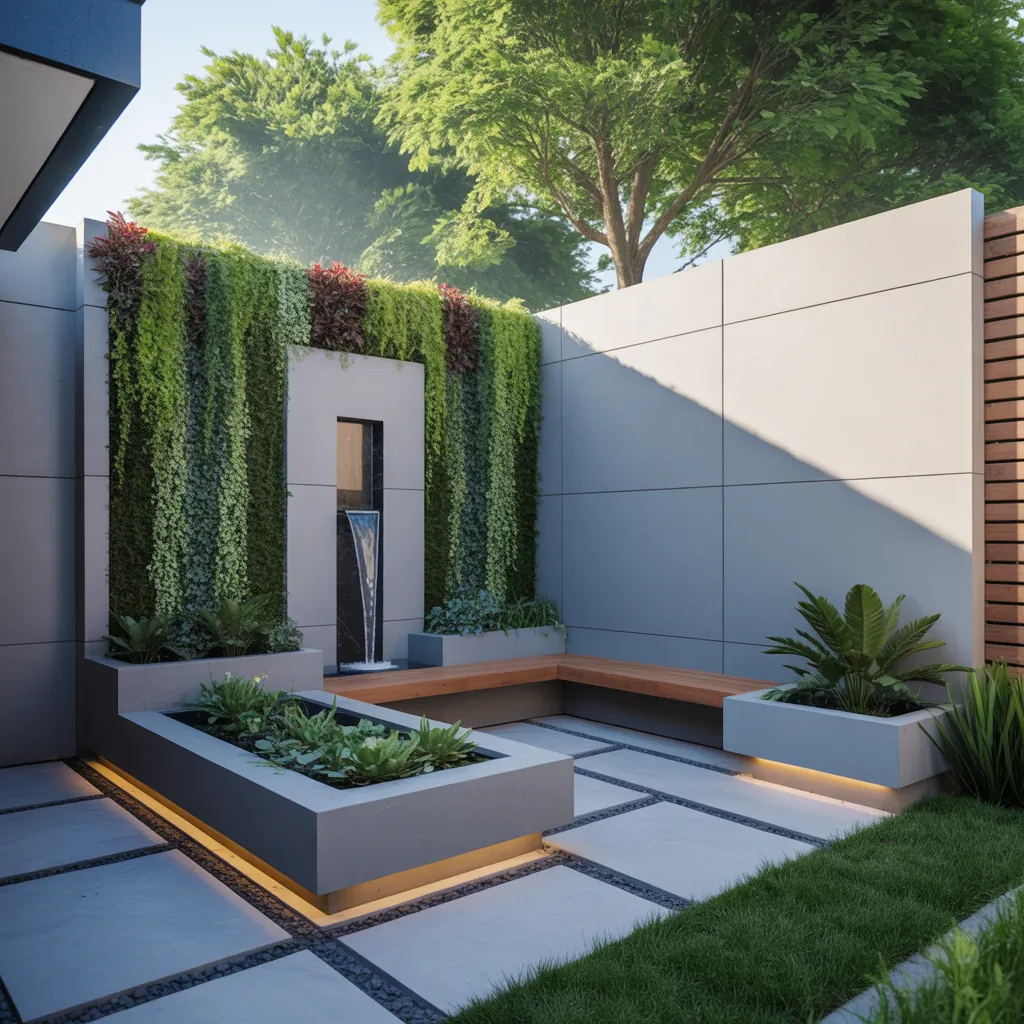 design ideas for modern outdoor corner garden