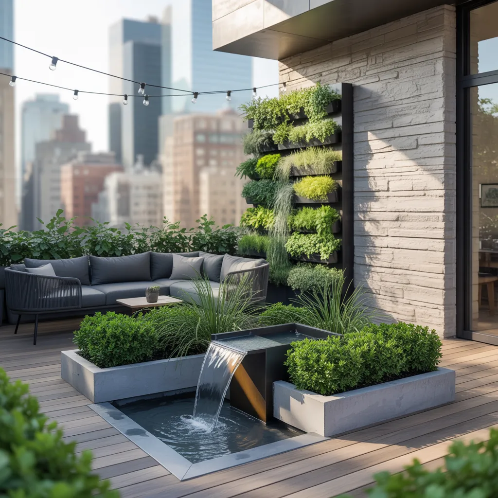 design ideas for modern outdoor corner garden