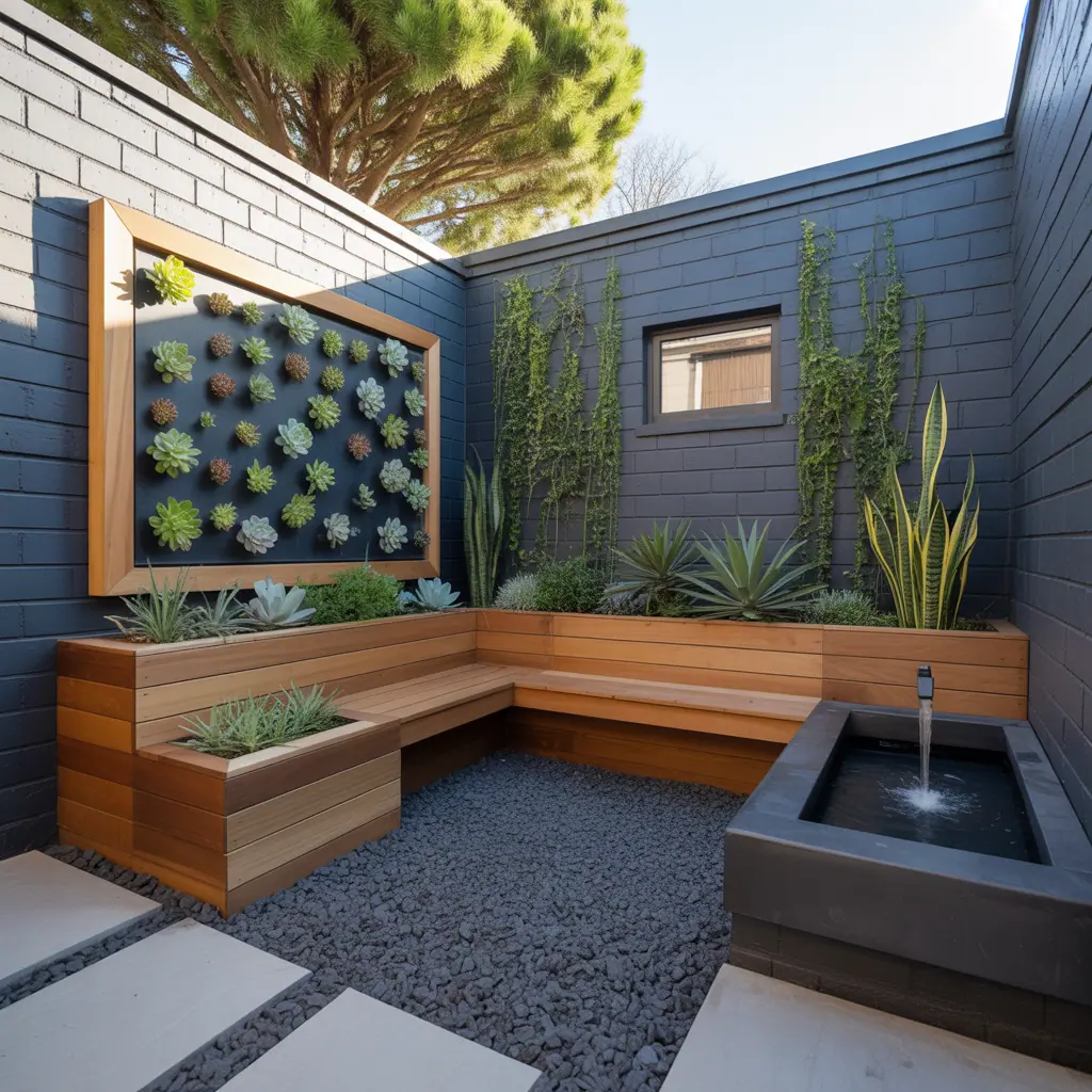 design ideas for modern outdoor corner garden