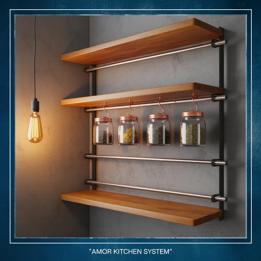 designs for kitchen rack