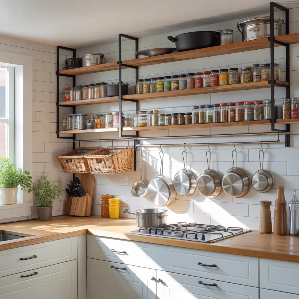 designs for kitchen rack