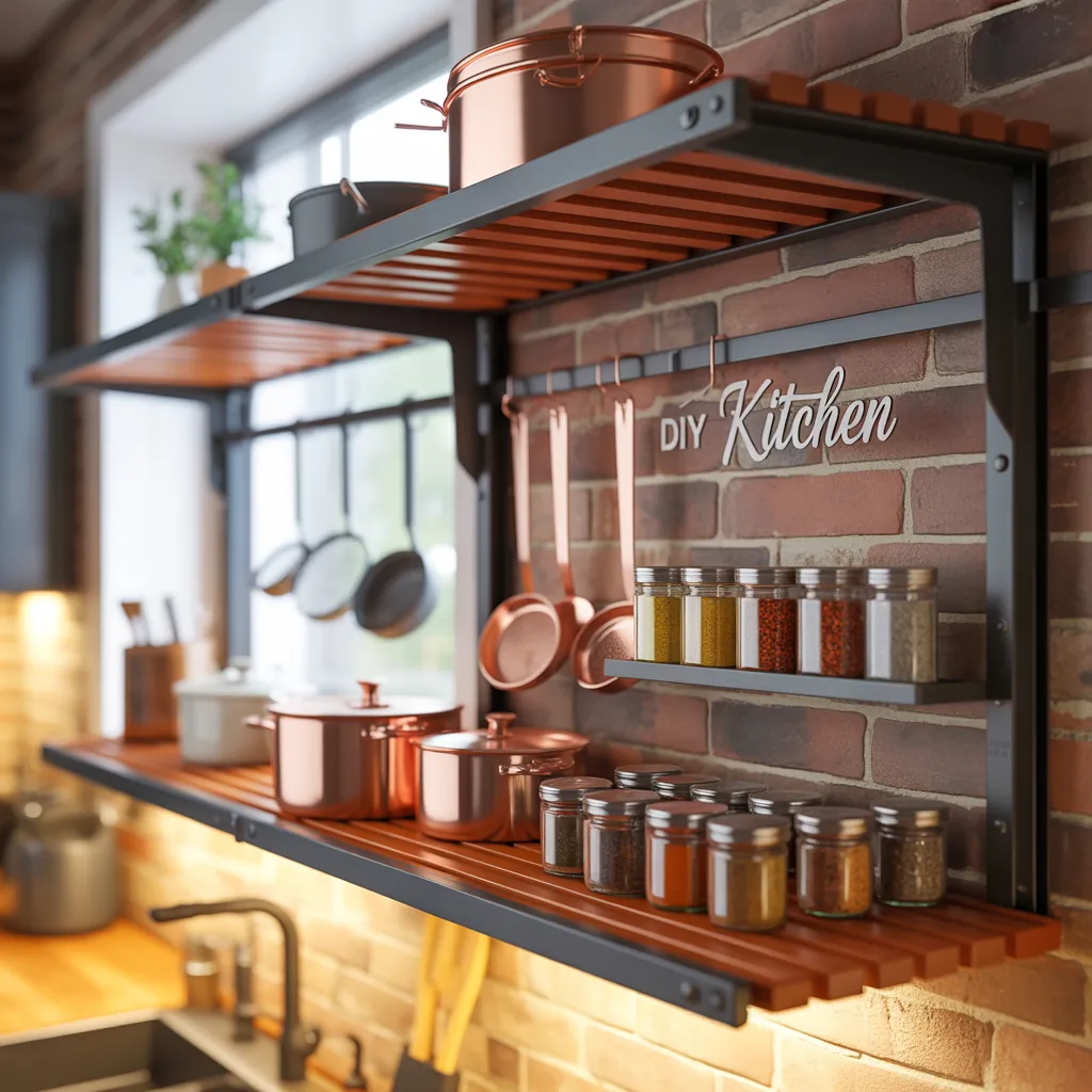 designs for kitchen rack