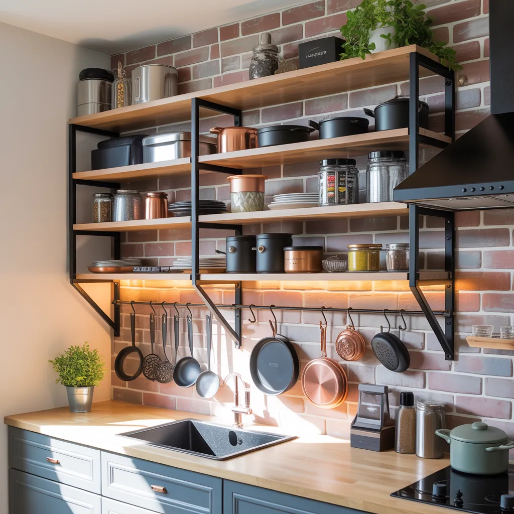 designs for kitchen rack