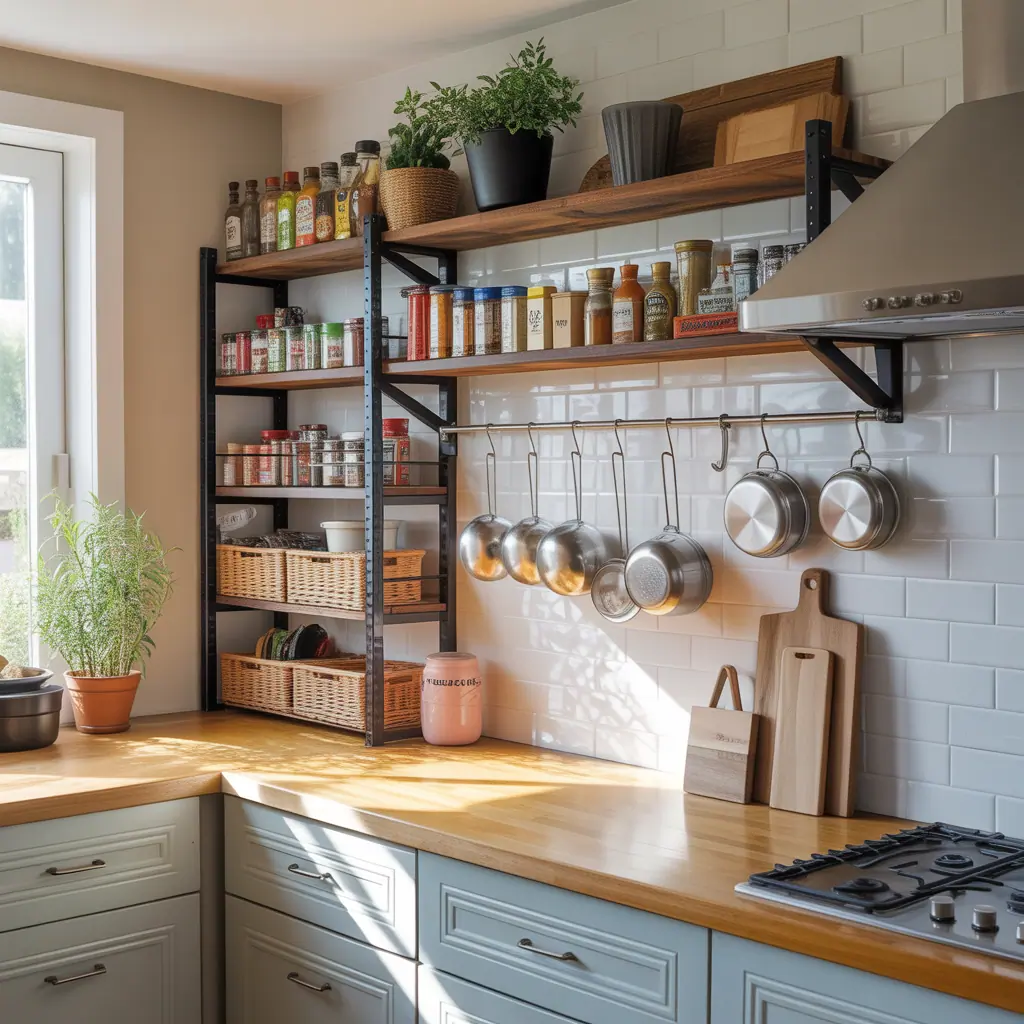 designs for kitchen rack