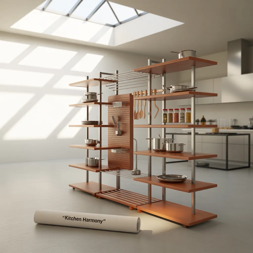 designs for kitchen rack