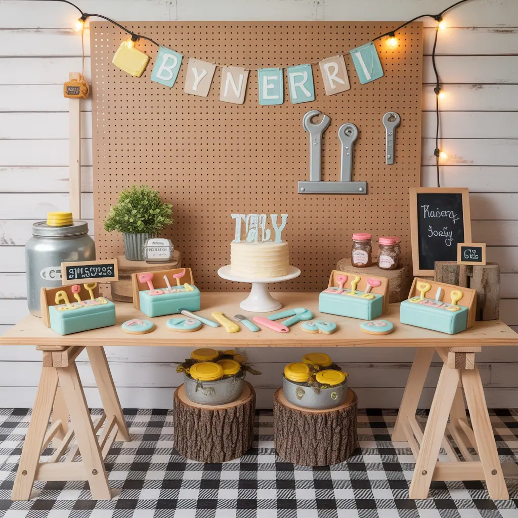 dessert table ideas baby shower