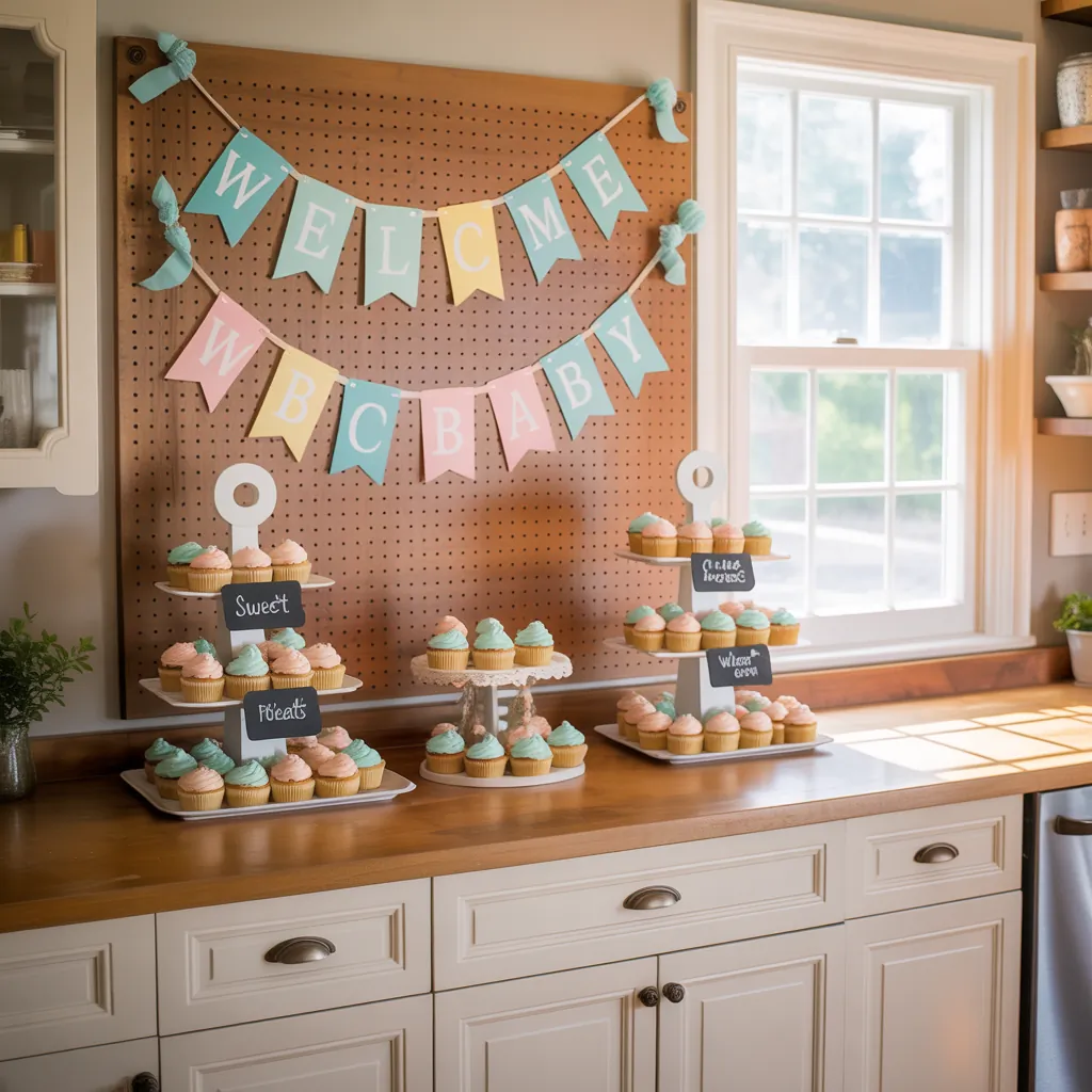 dessert table ideas baby shower