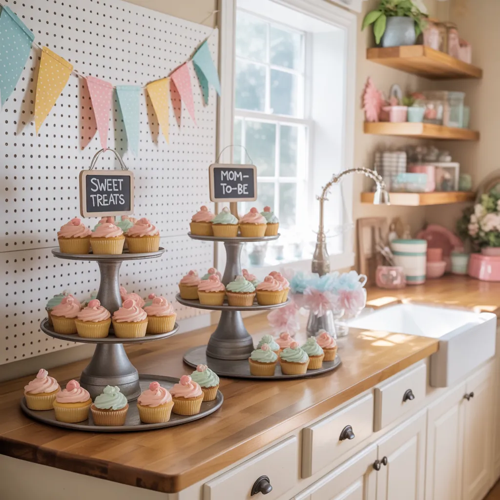 dessert table ideas baby shower