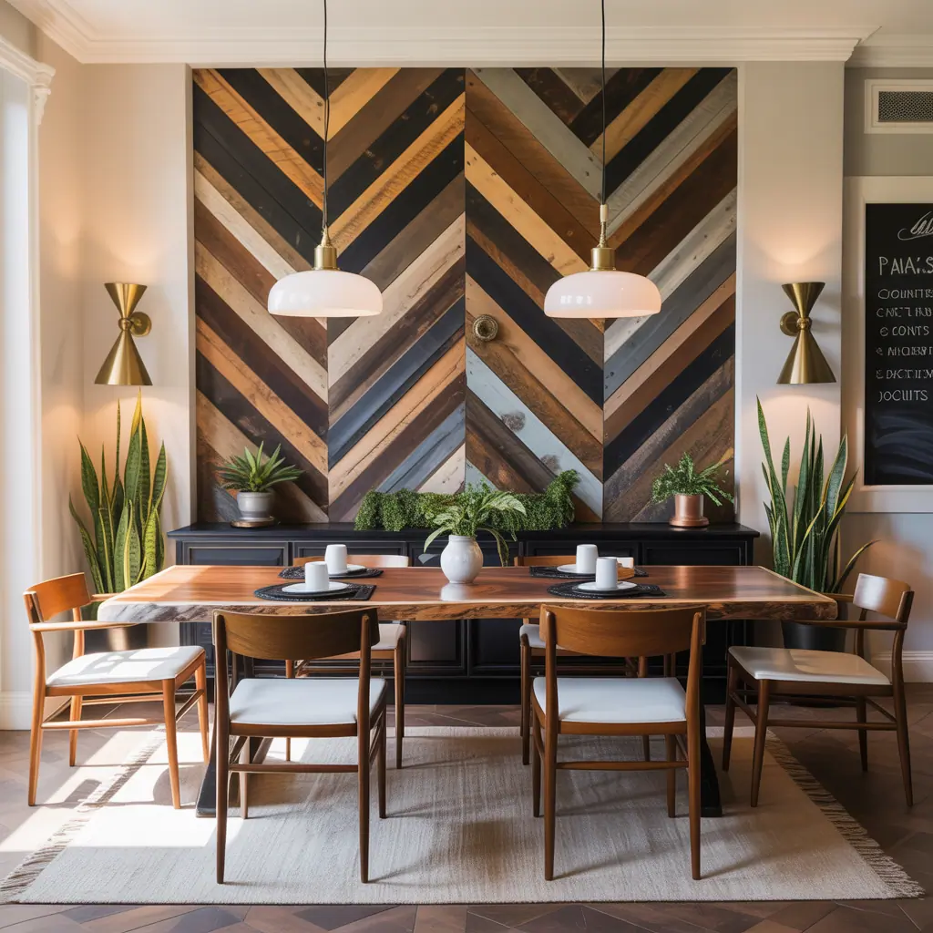 dining accent wall ideas
