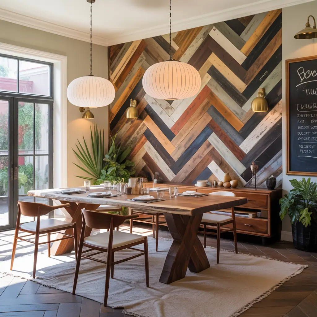 dining accent wall ideas