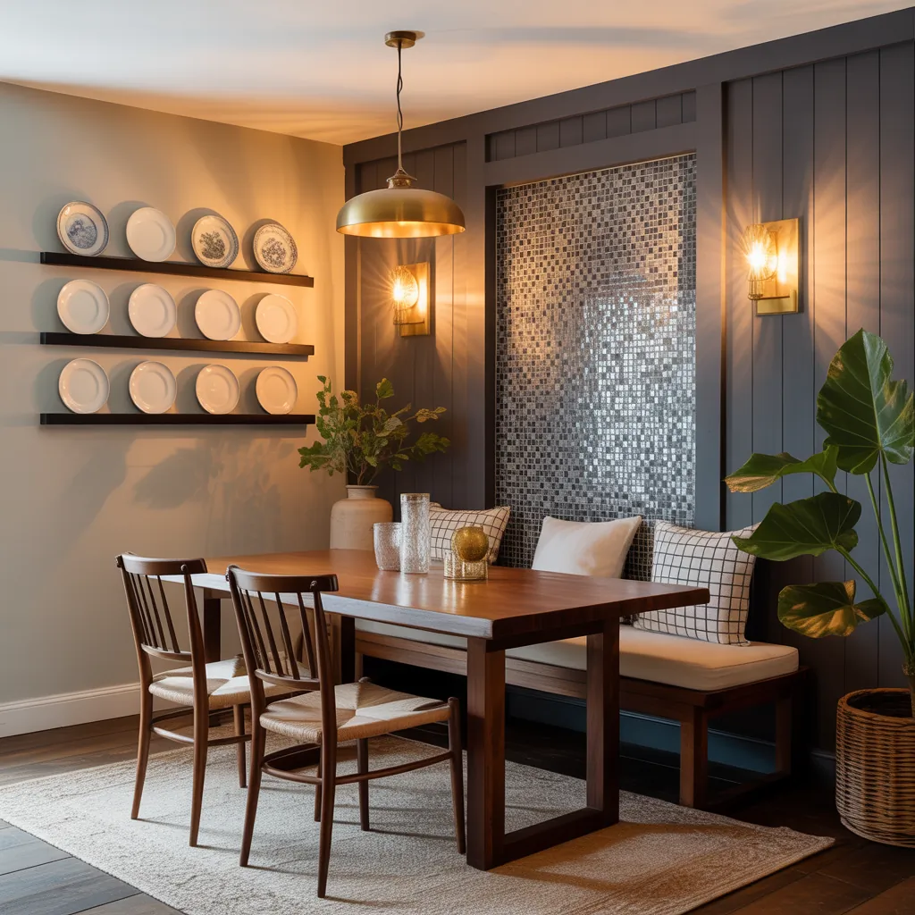 dining accent wall ideas