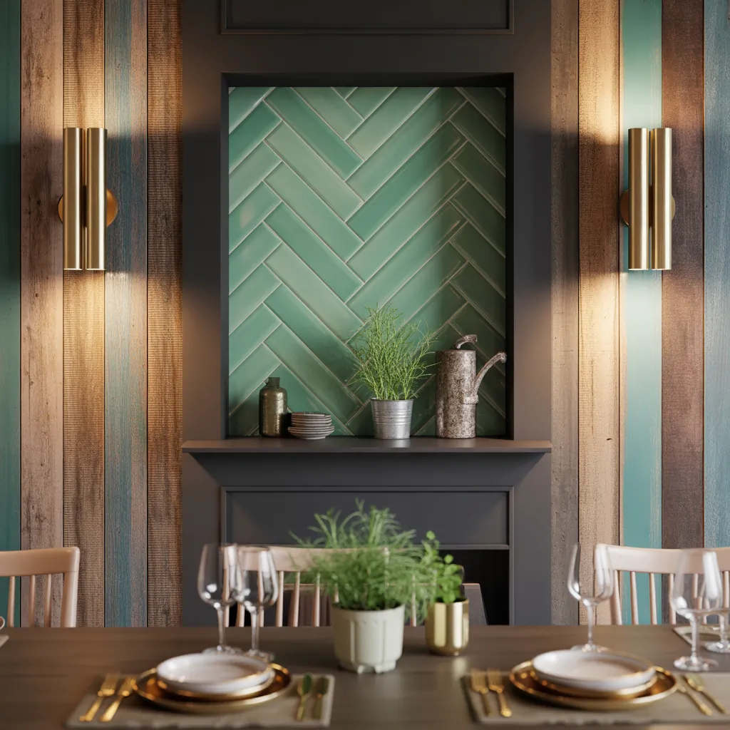 dining accent wall ideas
