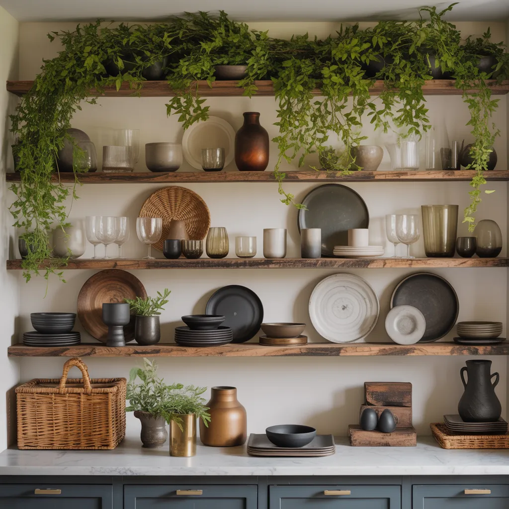 dining room shelves inspiration