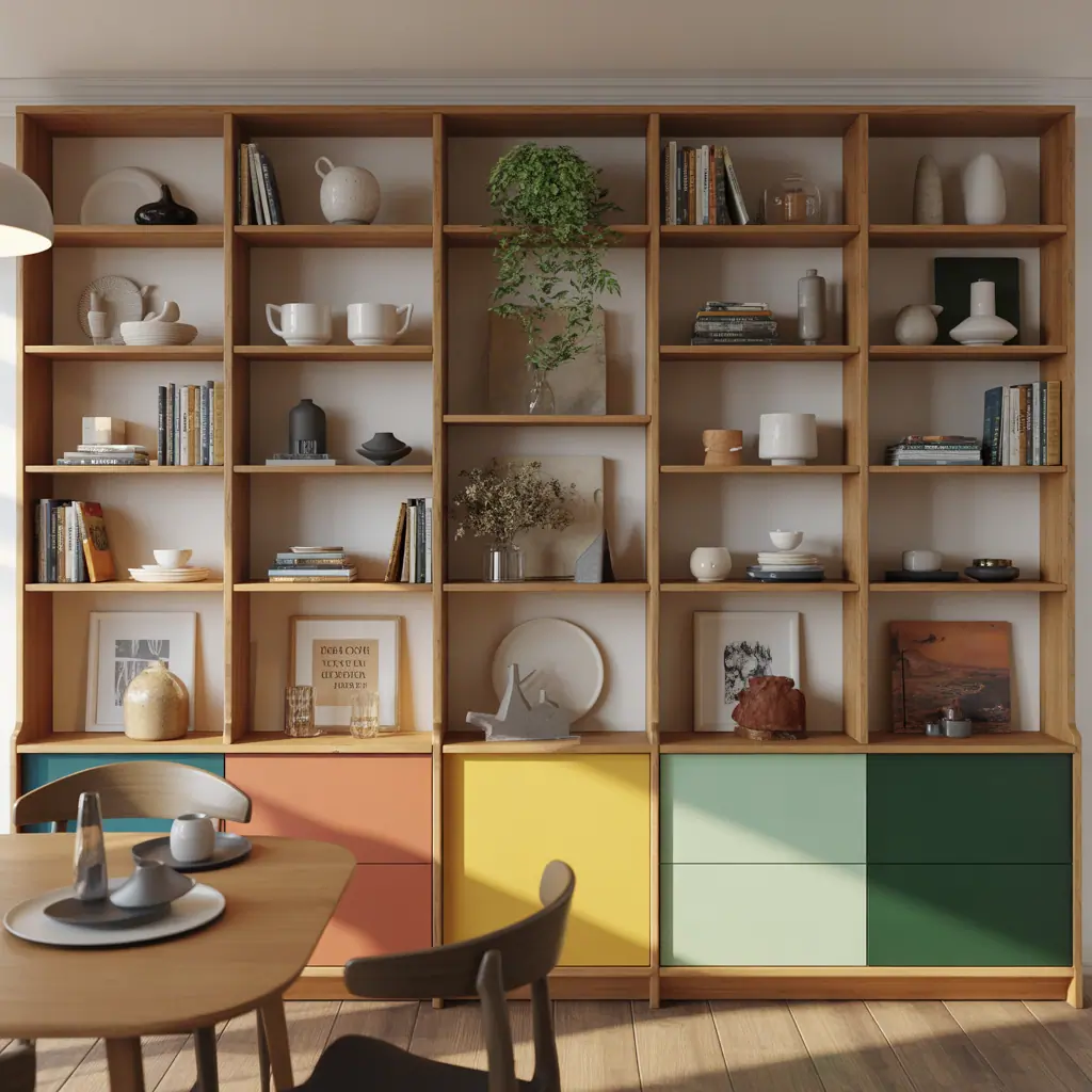 dining room shelves inspiration