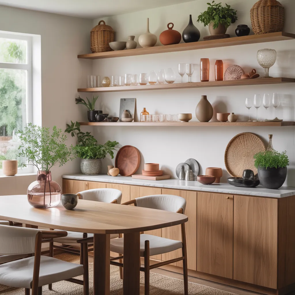 dining room shelves inspiration