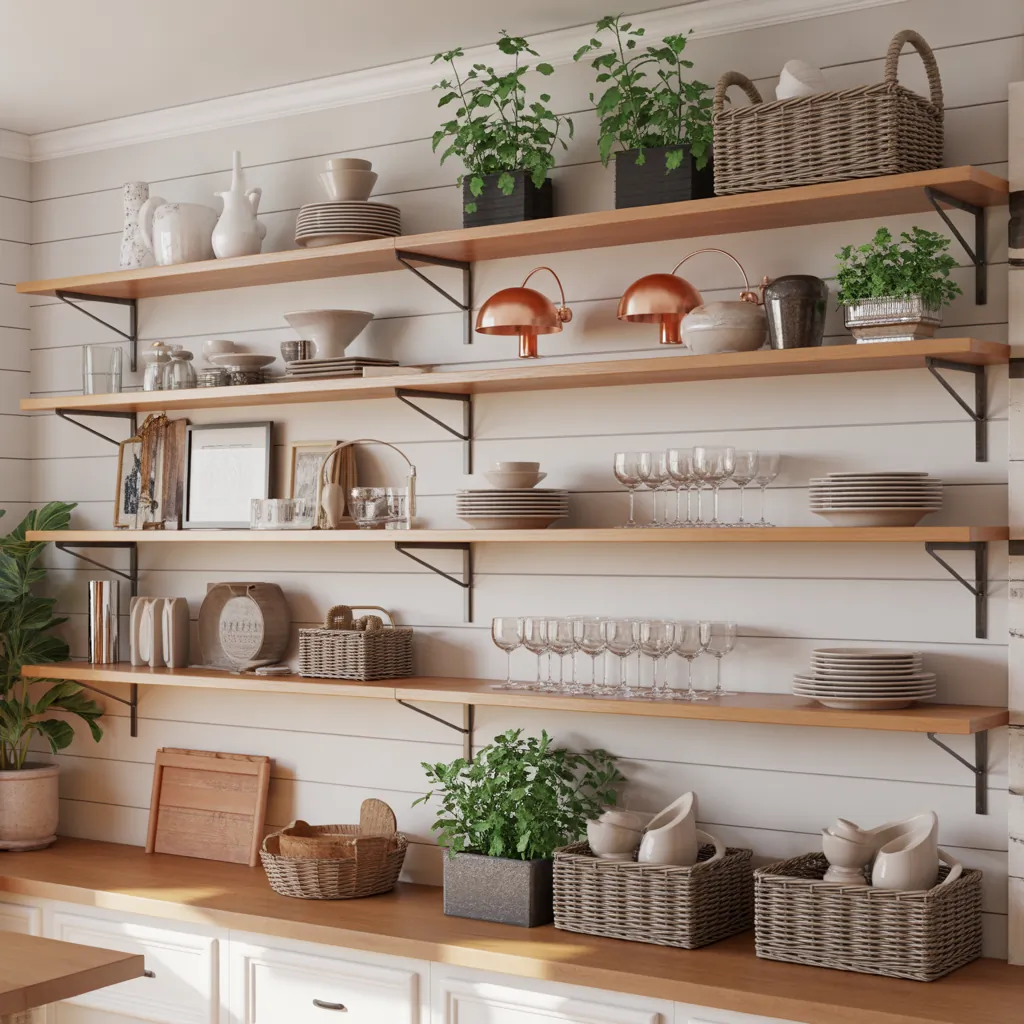 dining room shelves inspiration