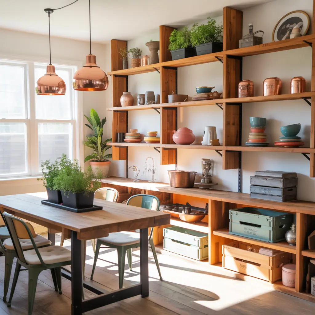 dining room shelves inspiration