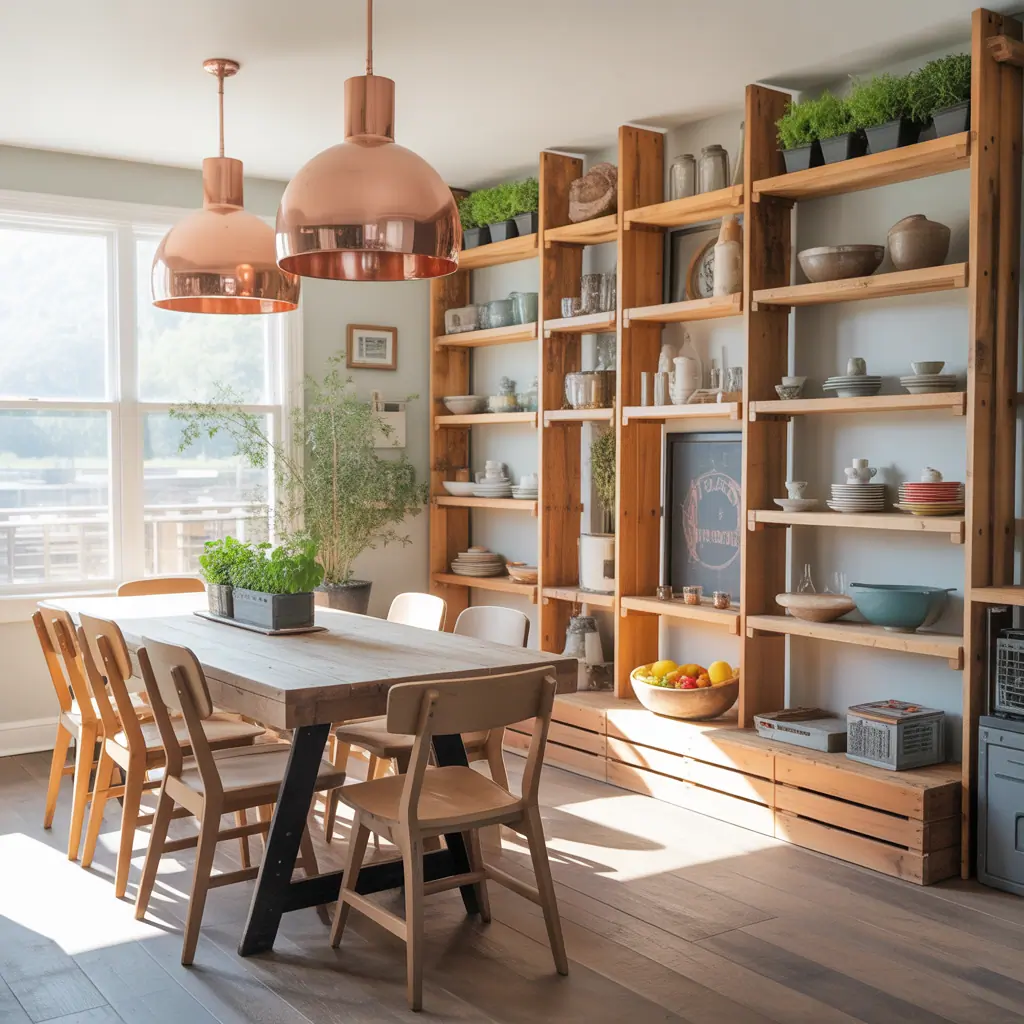 dining room shelves inspiration