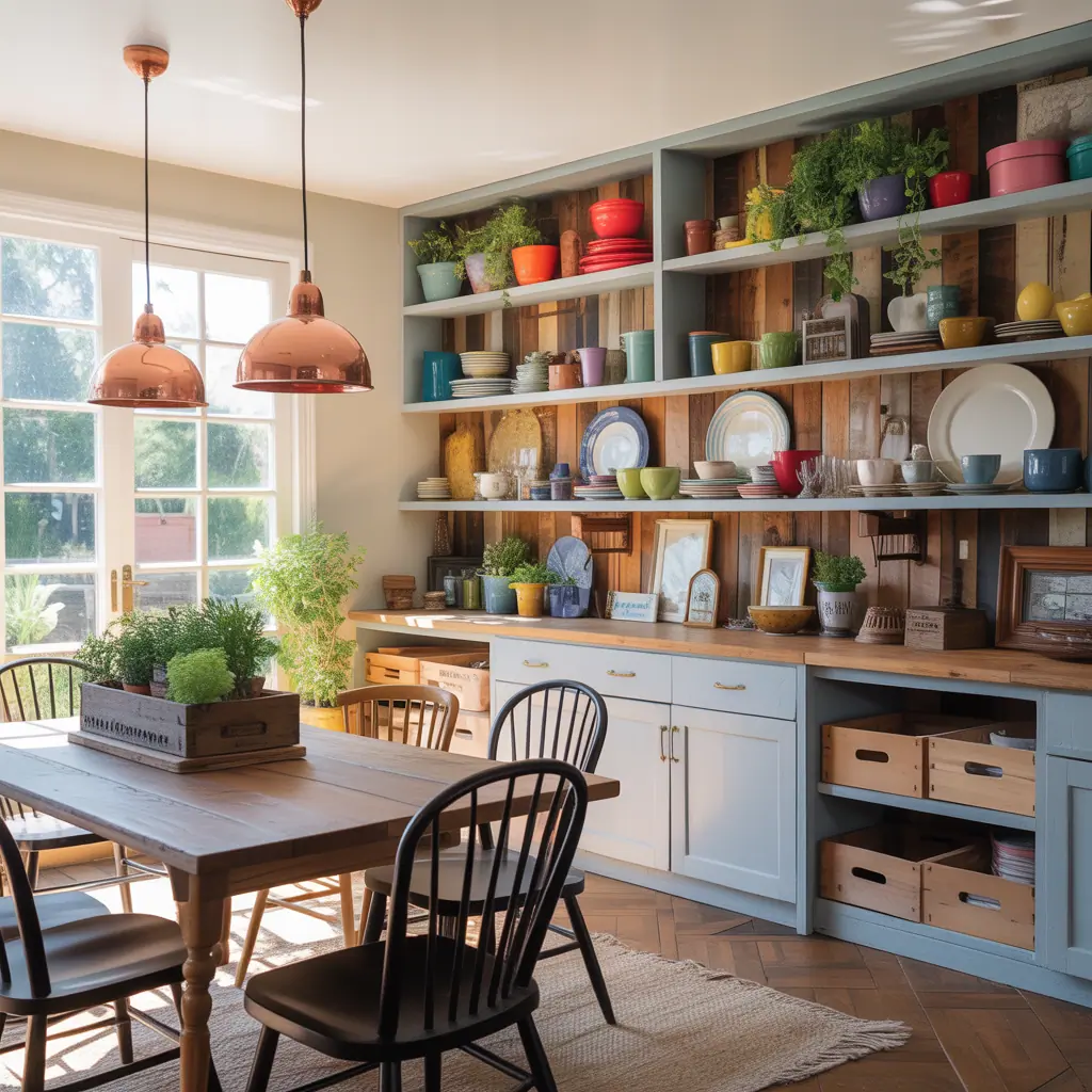 dining room shelves inspiration