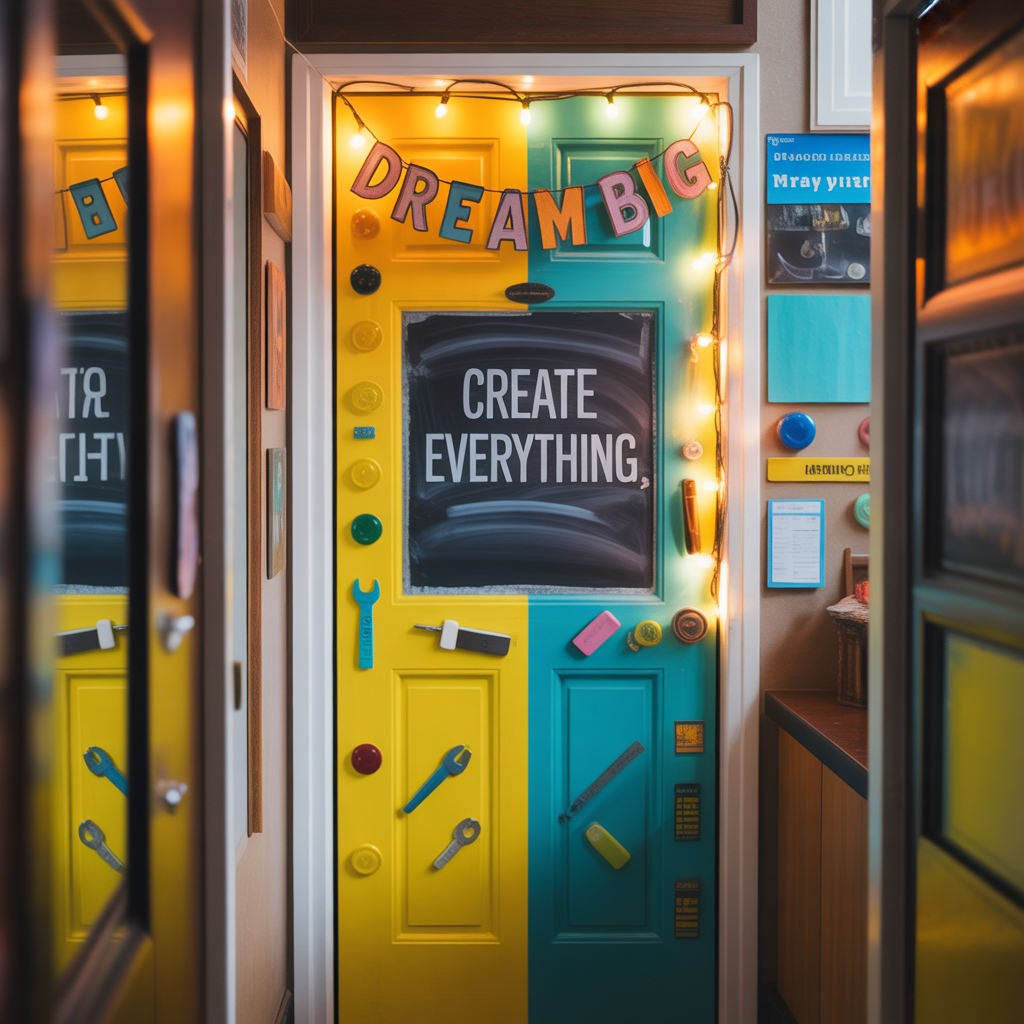 door decorating ideas college contest