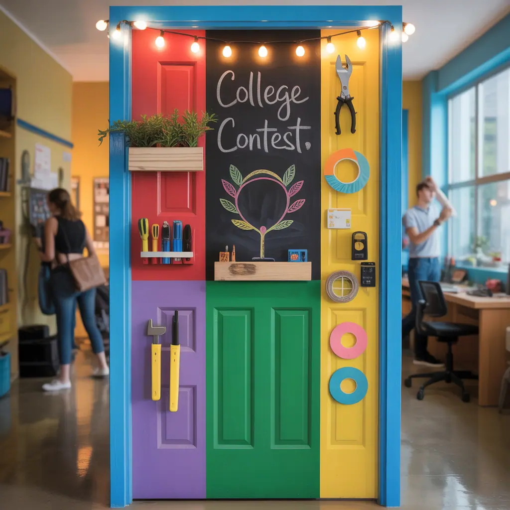 door decorating ideas college contest