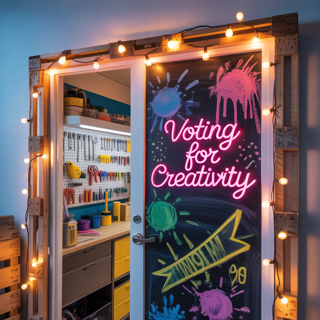 door decorating ideas college contest