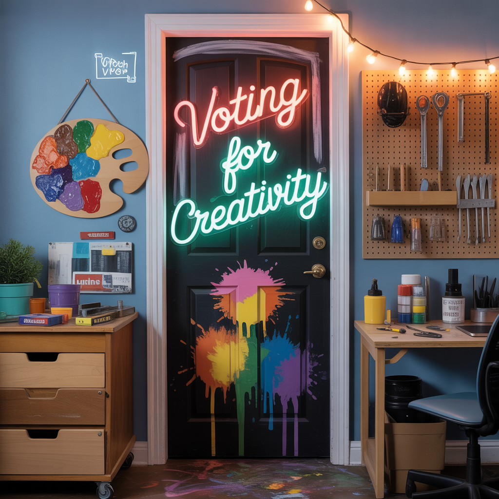 door decorating ideas college contest