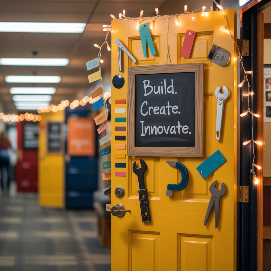 door decorating ideas college contest