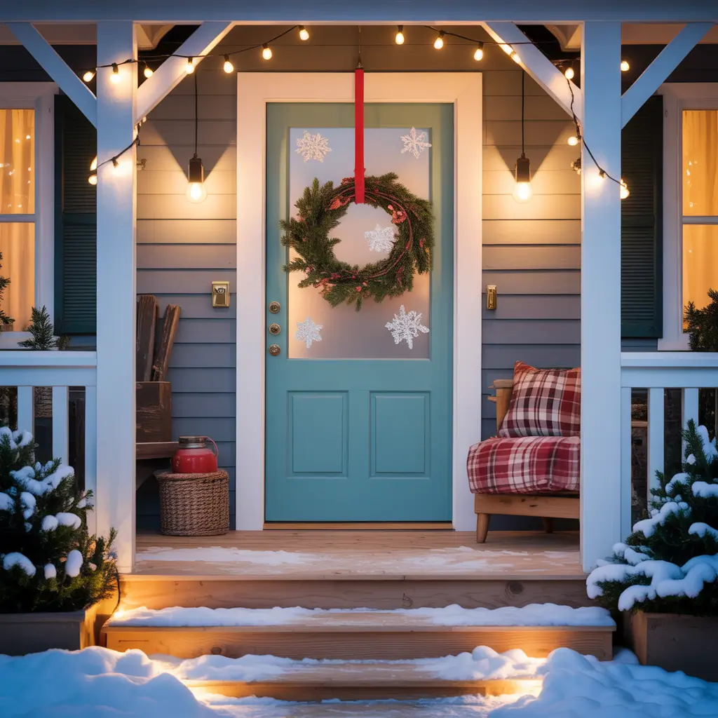 door decorations winter wonderland