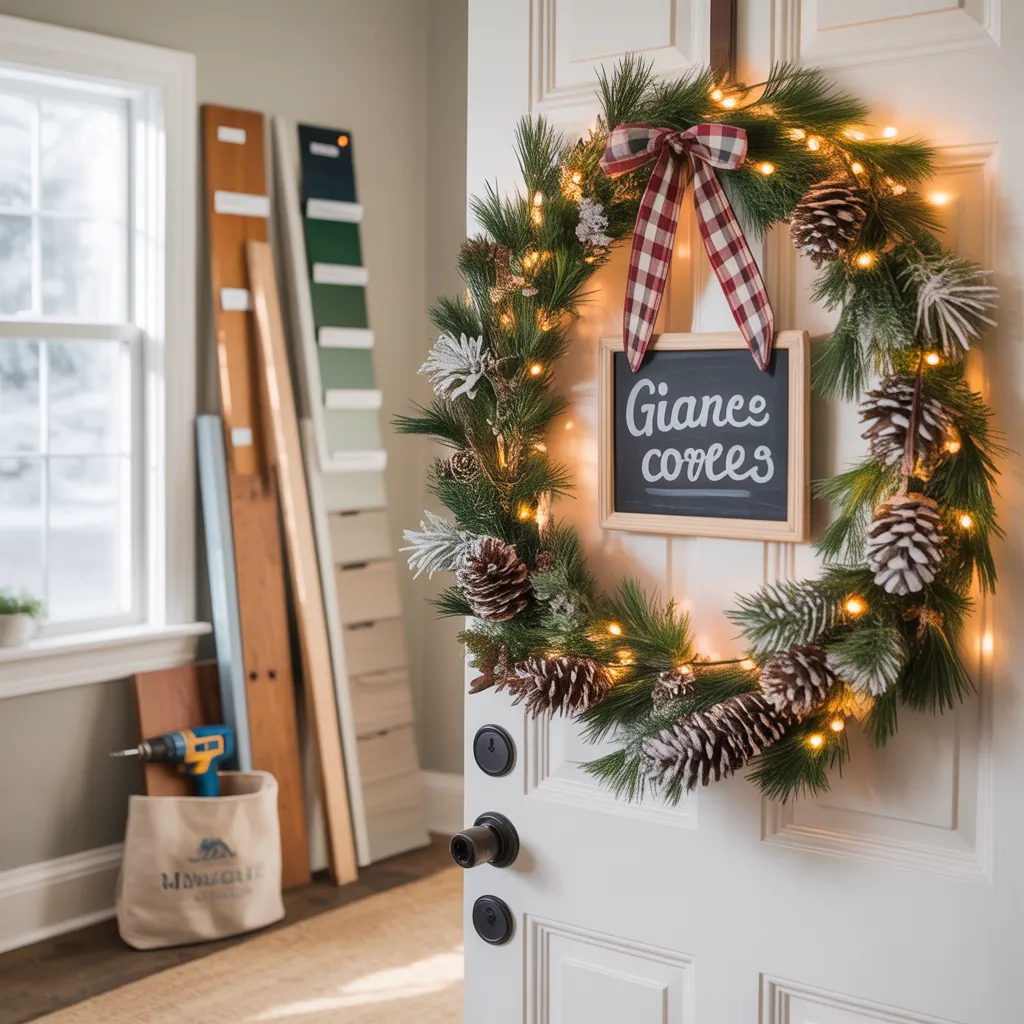 door decorations winter wonderland