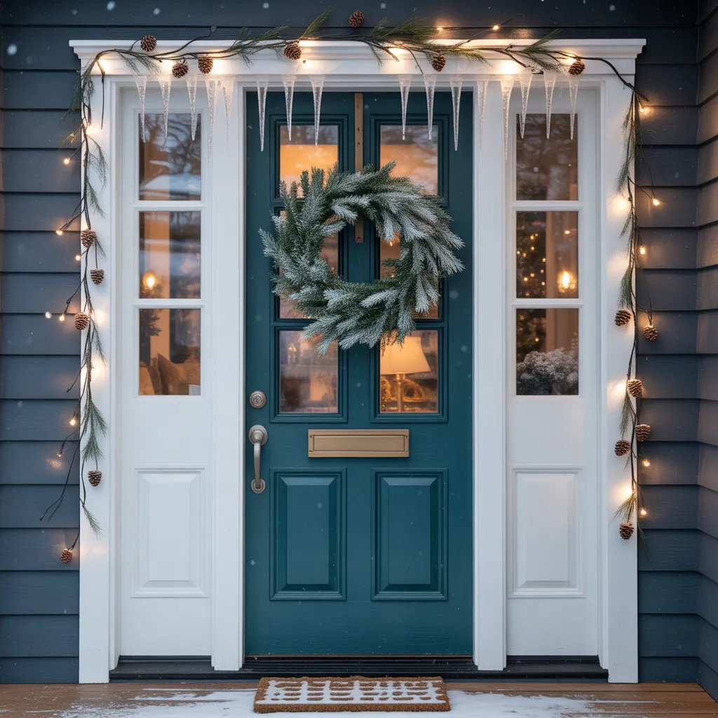 door decorations winter wonderland