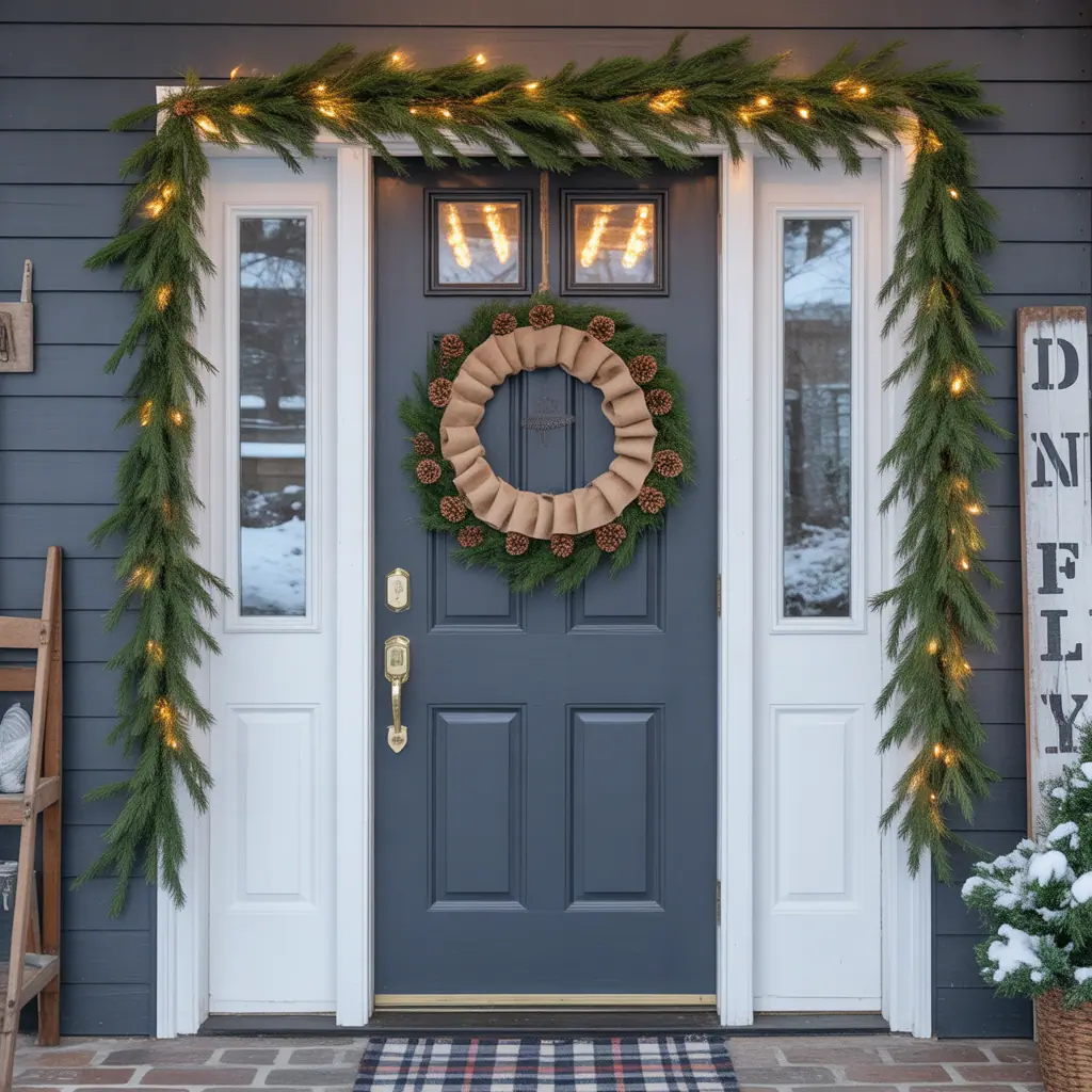 door decorations winter wonderland