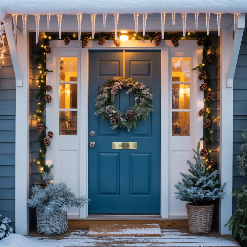 door decorations winter wonderland