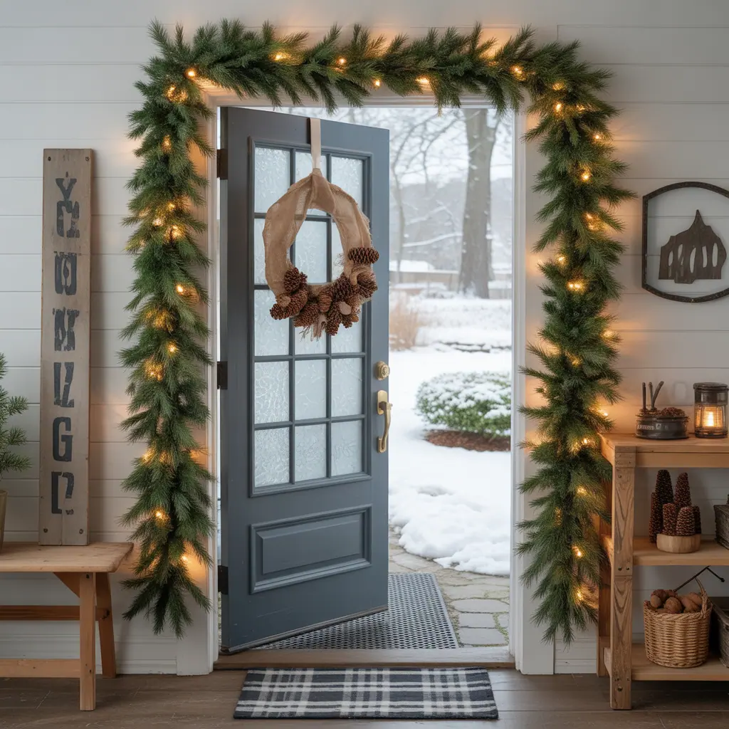 door decorations winter wonderland