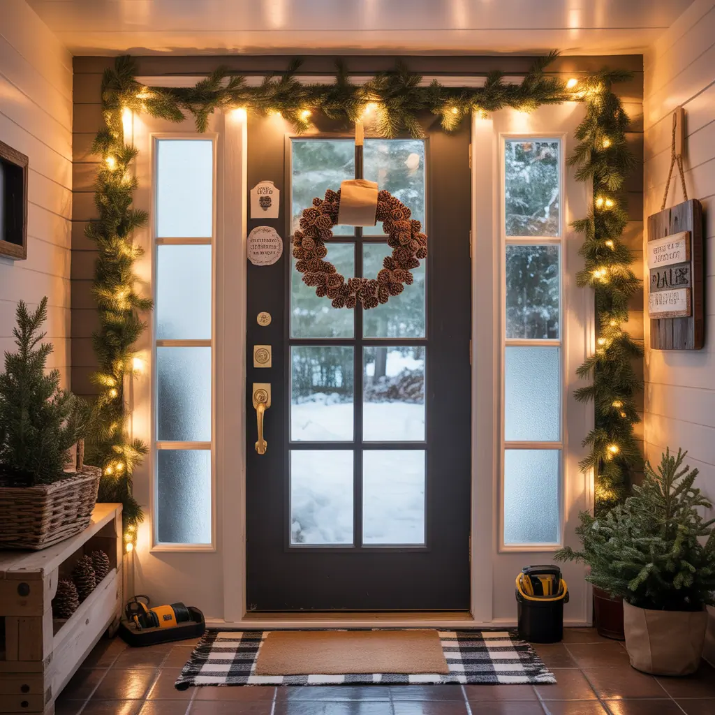 door decorations winter wonderland