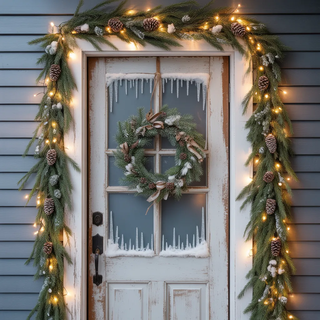door decorations winter wonderland