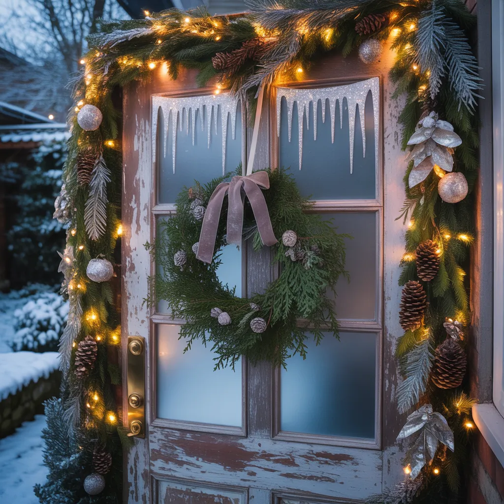 door decorations winter wonderland