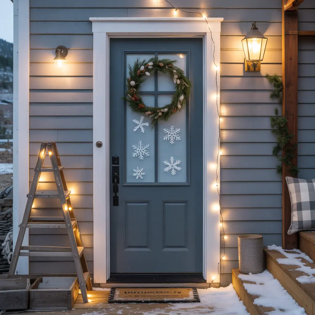 door decorations winter wonderland